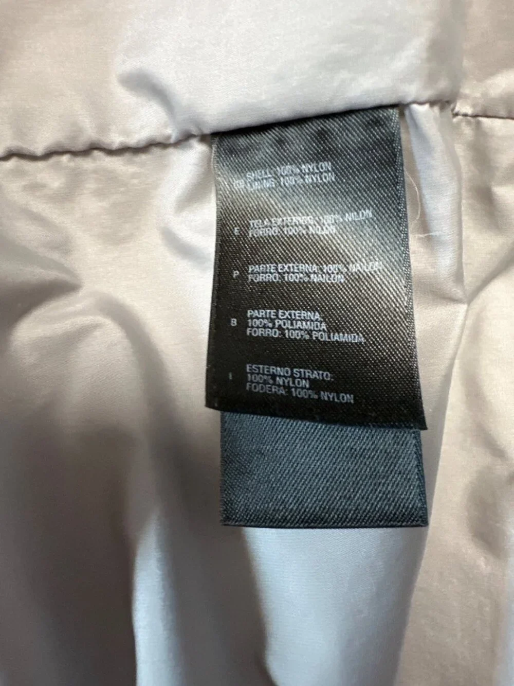 The North Face Mens Gray & White Lightweight Hooded Jacket Size L